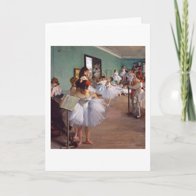 Carte Classe De Danse, Edgar Degas (Devant)