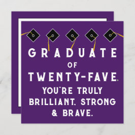 Carte Classe de diplôme créatif de 2025