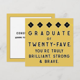 Carte Classe de diplôme créatif de 2025