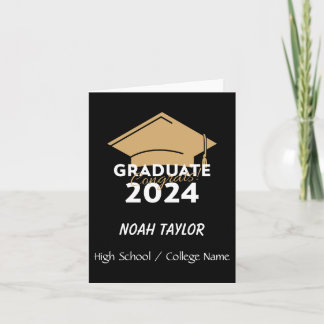 Carte Classe de Félicats de 2024 Lycée Graduate
