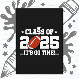 Carte Classe de graduation du joueur de football de 2025