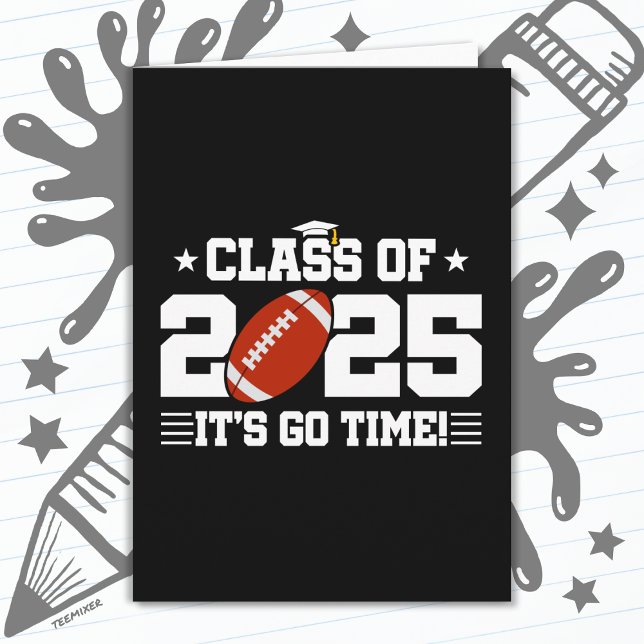 Carte Classe de graduation du joueur de football de 2025 (Créateur téléchargé)