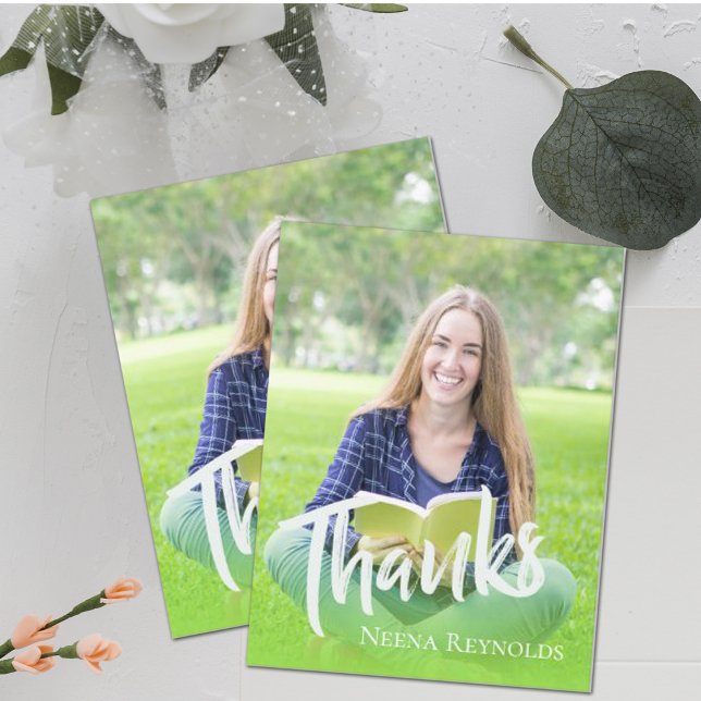 Carte Classe de Merci de graduation en typographie 2024 (Créateur téléchargé)