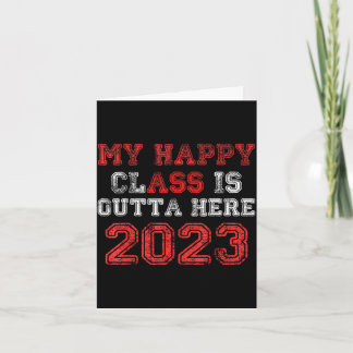 Carte Classe joyeuse, c'est fini 2023 t-shirt drôle