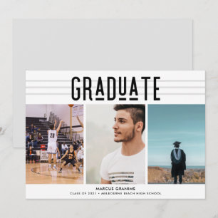 Carte Classe moderne de 2021 - Diplôme photo