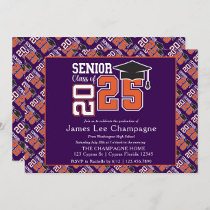 Carte Classe pourpre et orange de 2025