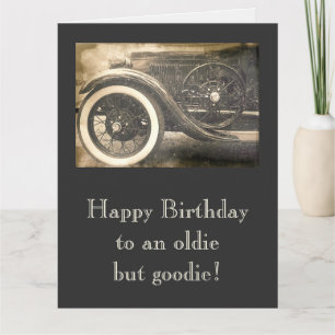 Carte Classic Antique Car Big Birthday Card