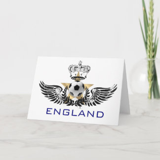Carte Classic England Football logo soccer Greeting Card