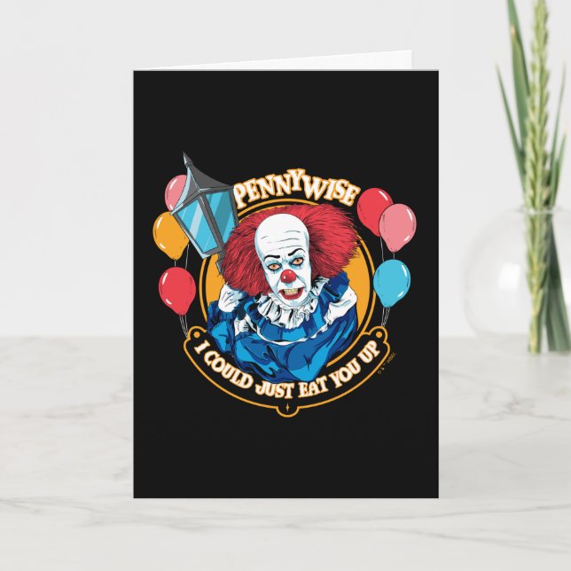 Carte Classic Pennywise - Je Pourrais Juste Vous Manger  (Devant)
