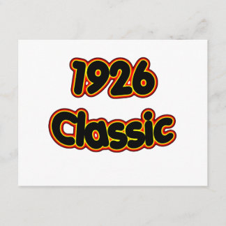 Carte Classique 1926