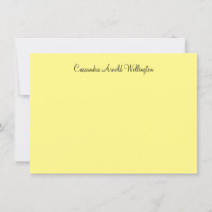 Carte classique citron plat personnalisée