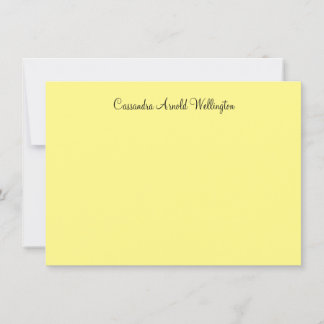 Carte classique citron plat personnalisée