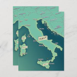Carte Classique De L'Italie