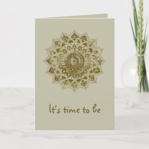 Carte Classique Mandala Inde Style 4