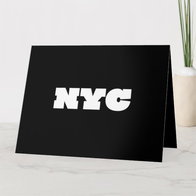 Carte Classique NYC (Devant)