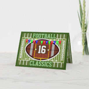 Carte Classiques de football personnalisé Allez-y pendan