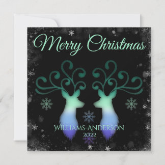 Carte Classy Deer, Le G en LGBTQ, Fierté, Noël