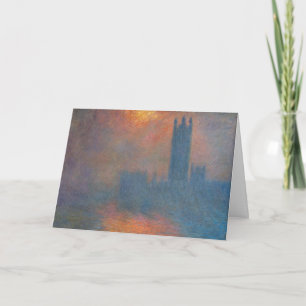 Carte Claude Monet - Houses of Parliament London