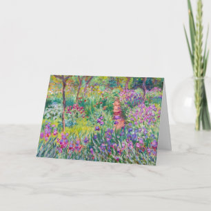 Carte Claude Monet - Le jardin d'Iris à Giverny