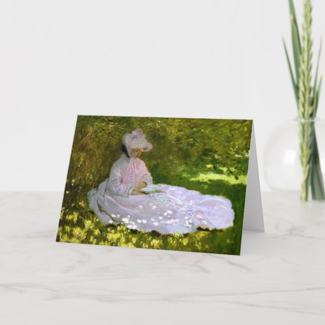 Carte Claude Monet : Le lecteur (Devant)