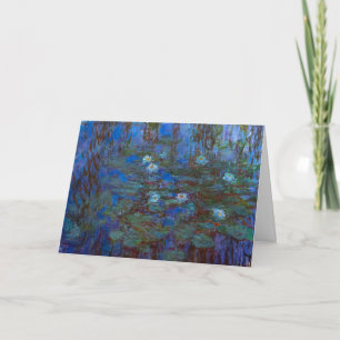 Carte Claude Monet - Lys d'Eau Bleue