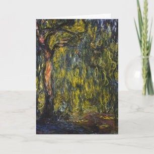 Carte Claude Monet Saule Pleureur Art Impressionniste
