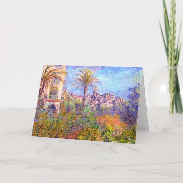Carte Claude Monet : Villas chez Bordighera (Devant)