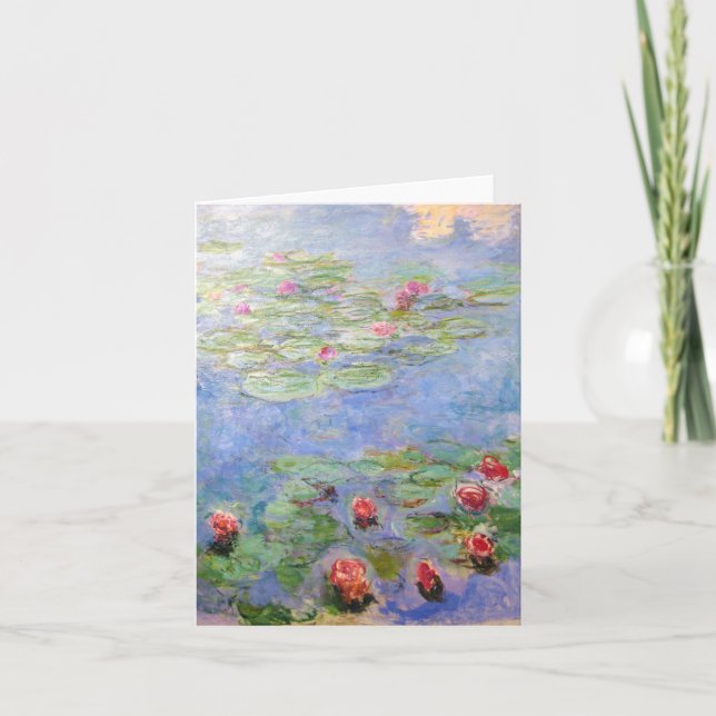 Carte Claude Monet's Water Lilies (Devant)