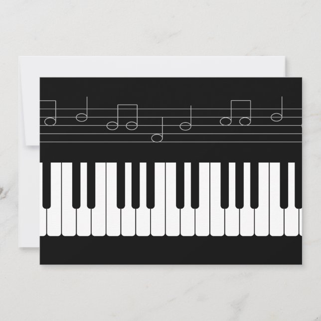 Carte Clavier pour piano (Devant)