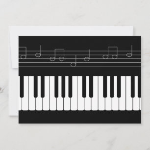 Carte Clavier pour piano