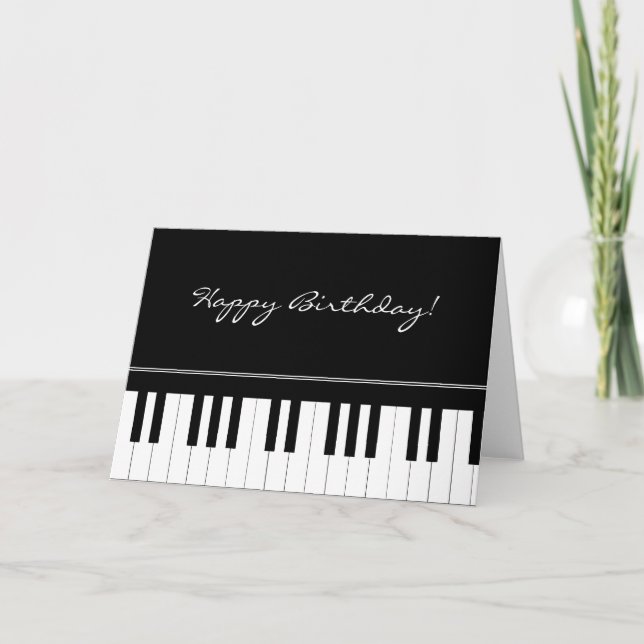 Carte Clavier pour piano (Devant)