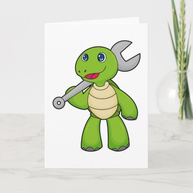 Carte Clé de mécanicien tortue (Devant)