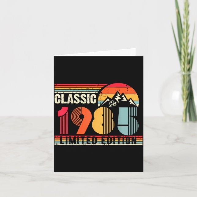 Carte Clic 1985 Limited Edition 40 Year Old 40th Birthda (Devant)