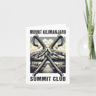 Carte Climbed Mount Kilimanjaro Summit Club Hike Danani
