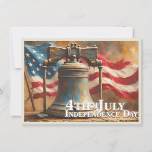 Carte Cloche de la Liberté pour la célébration du 4 juil