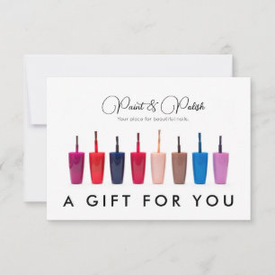 Carte Clou Polonais Couleur Ensemble Clou Salon Certific