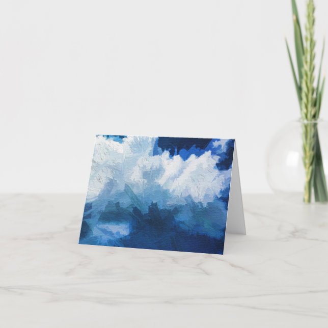 Carte Cloud Abstrait (Devant)