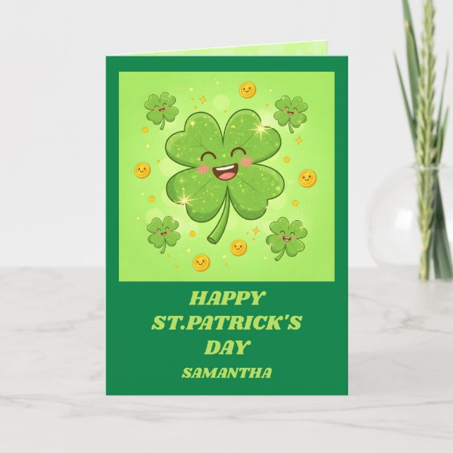 Carte Clover Magic St. Patrick’s Day Card (Devant)