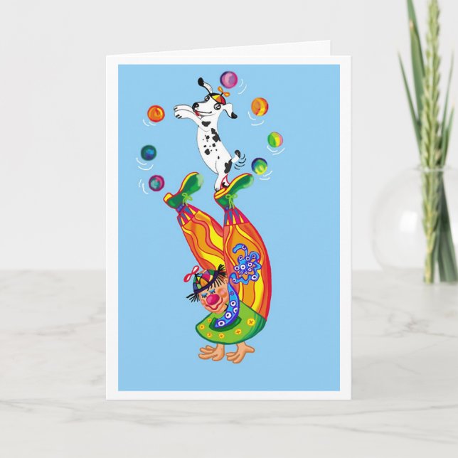 Carte Clowns autour (Devant)