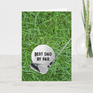 Carte Club de golf avec Ball Pour Anniversaire