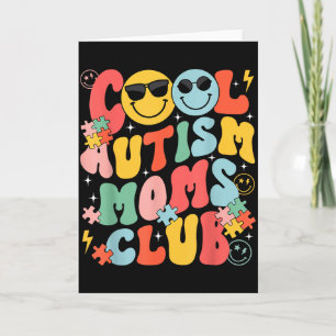 Carte Club de mères autistes géniales Sensibilisation à