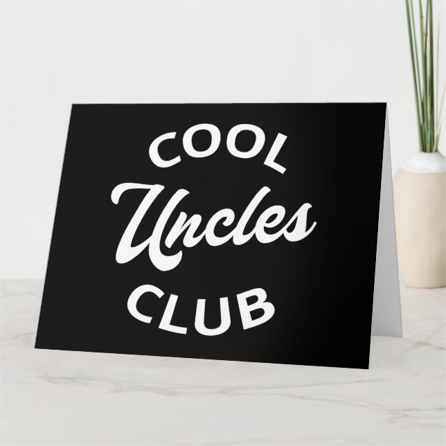 Carte Club des oncles cool I (Devant)