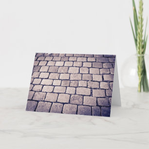 Carte Cobblestone Street Detail, Horizontal