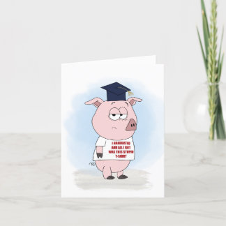 Carte Cochon de fin d'études
