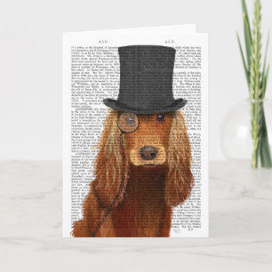 Carte Cocker Spaniel, Formal Hound et Casquette