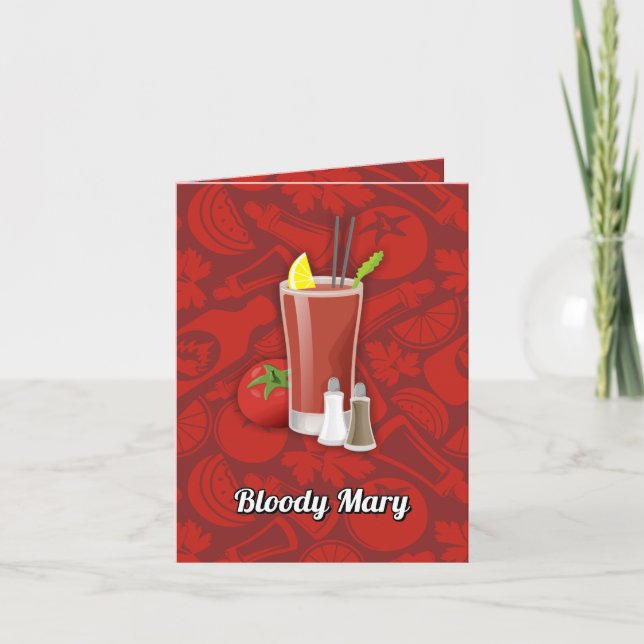 Carte Cocktail Bloody Mary (Devant)
