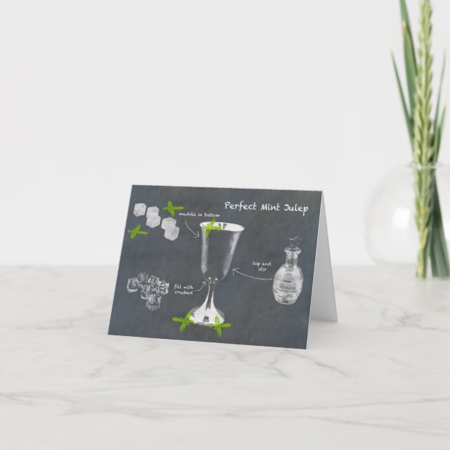 Carte Cocktail Mint Julep (Devant)