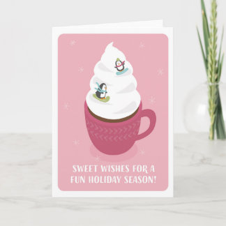 Carte Cocoa Mountain Holiday Card (blank inside)