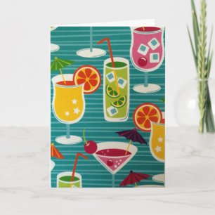 CARTE COCTAILS GALOUR DIT HEUREUX ANNIVERSAIRE-CÉLÉBRER