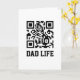 Carte Code interactif fête des pères (Yellow Flower)